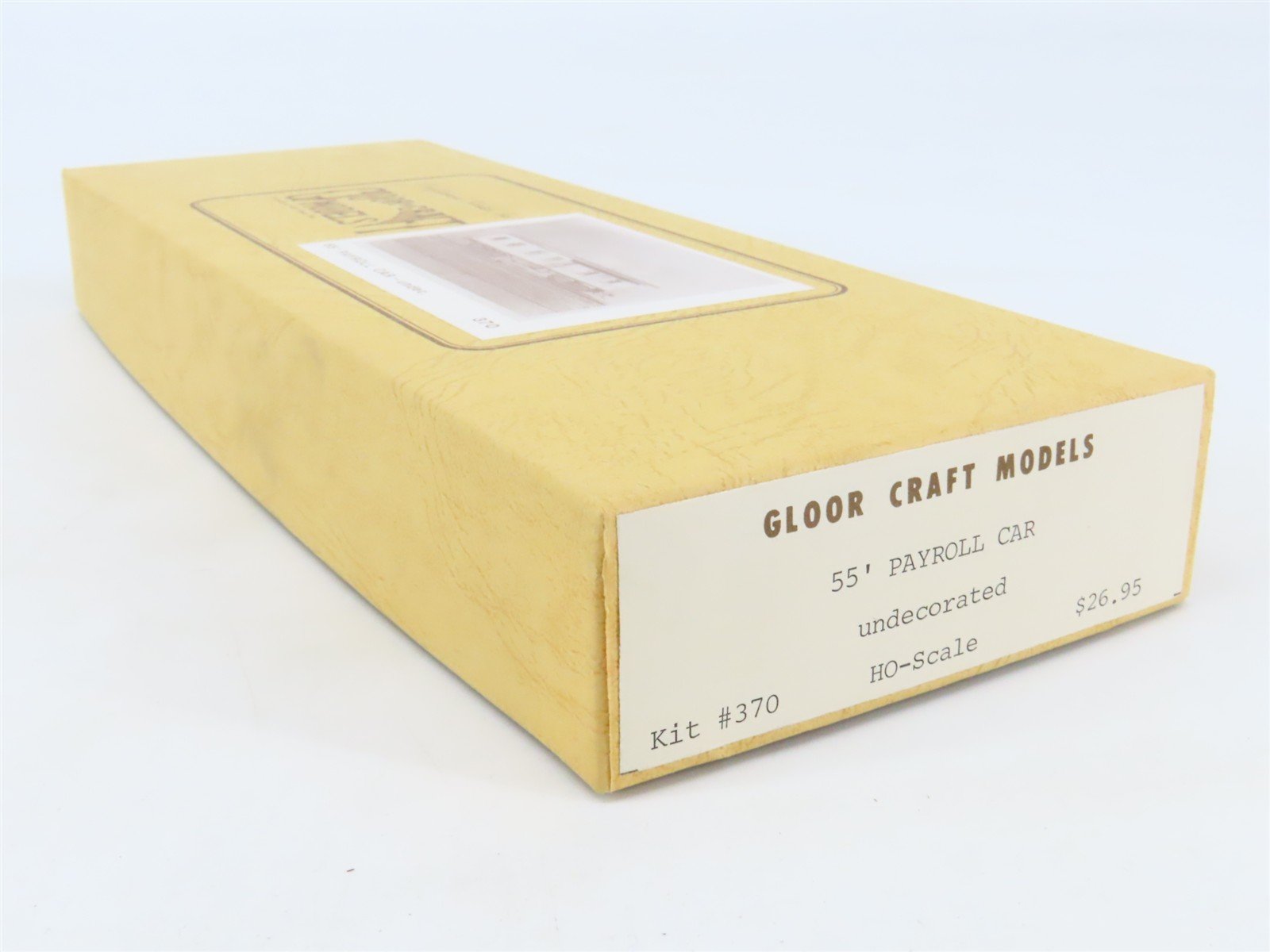 HO Scale Gloor-Craft Craftsman Kit #370 Undecorated 55' Payroll Passenger Car