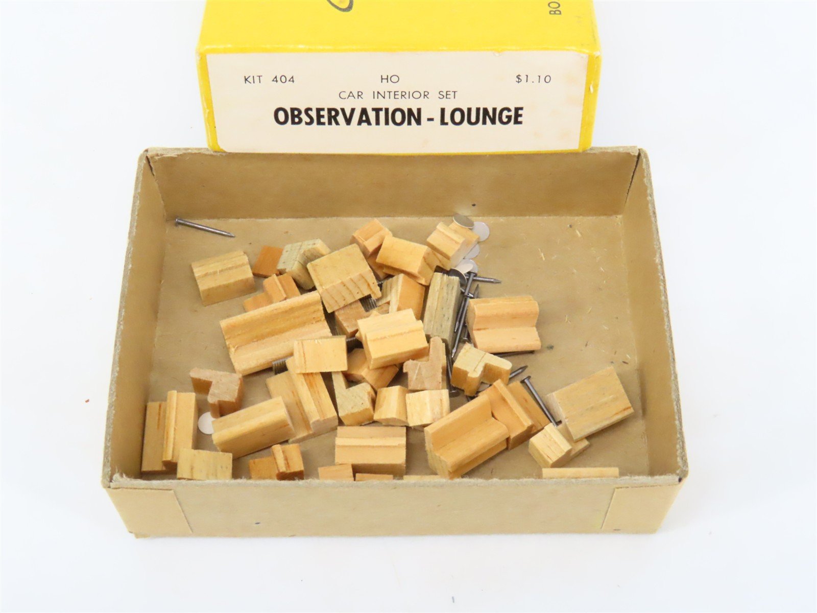 HO Scale Suydam #404 Observation/Lounge Passenger Interior Detailing Kit