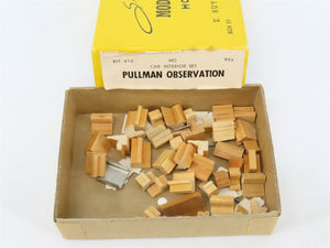 HO Scale Suydam #414 Pullman Observation Passenger Interior Detailing Kit