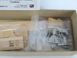 HOn3 Scale Labelle Craftsman Kit #HOn3-21 Undecorated D&RGW Combine Passenger