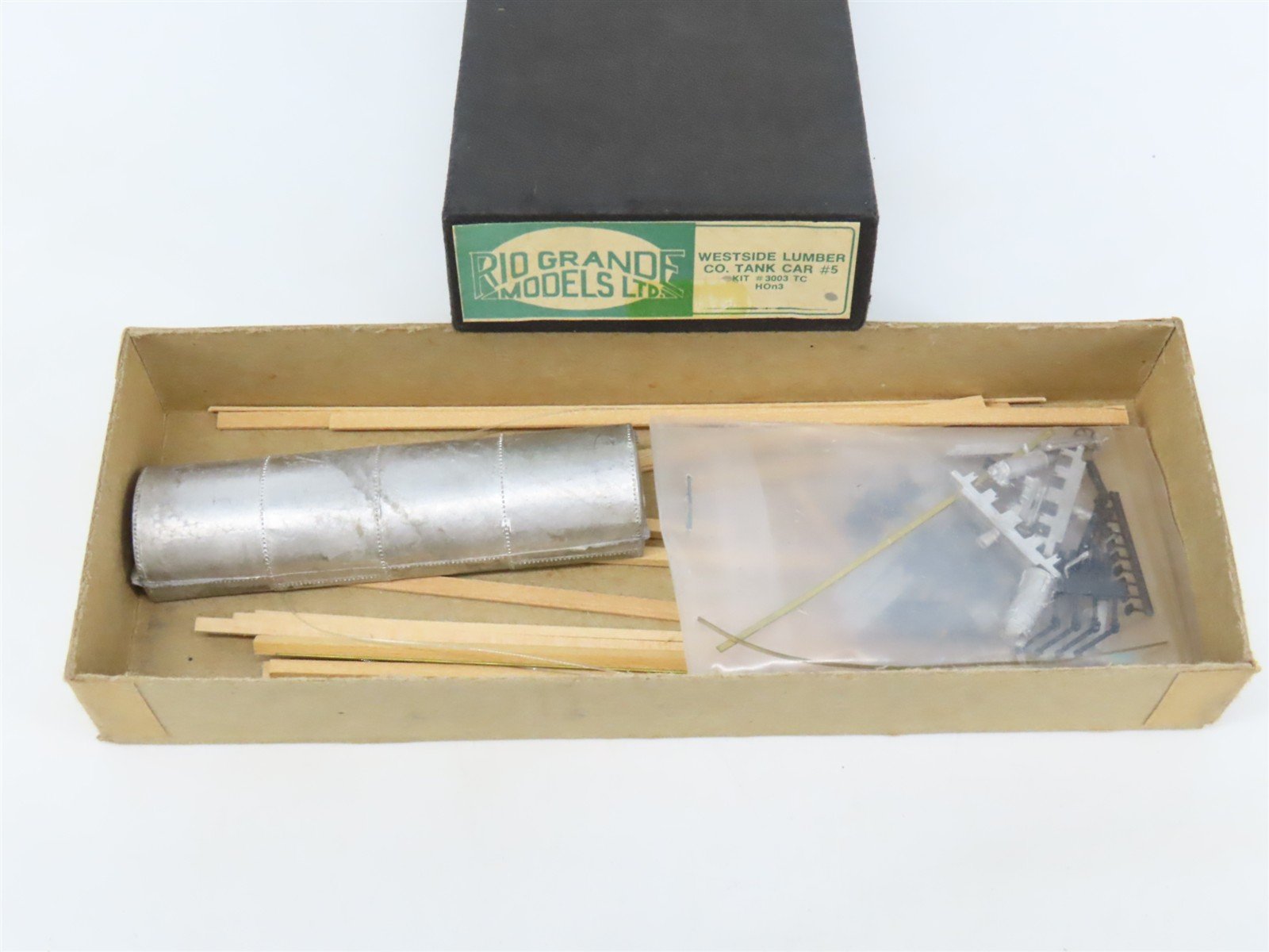 HOn3 Rio Grande Craftsman Kit #3003-TC Undecorated Westside Lumber Tank Car #5