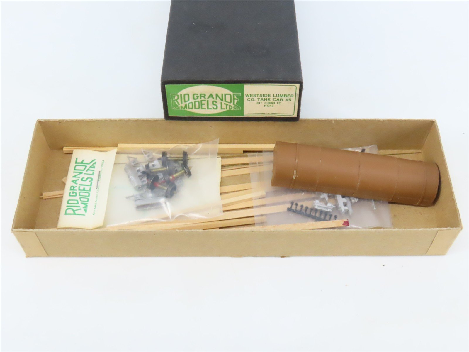 HOn3 Rio Grande Craftsman Kit #3003-TC Undecorated Westside Lumber Tank Car #5