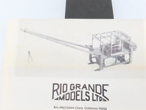 HO/HOn3 Scale Rio Grande Craftsman Kit #3036-MG Undecorated McGiffert Log Loader