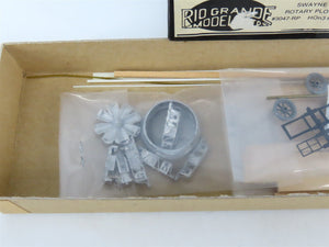 HOn3 Scale Rio Grande Craftsman Kit #3047-RP Undecorated Swayne Rotary Snow Plow