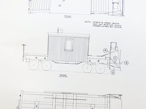 HOn3 Scale Rio Grande Craftsman Kit #3047-RP Undecorated Swayne Rotary Snow Plow