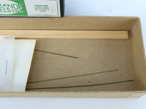 HOn3 Scale Rio Grande Craftsman Kit #3000-LC Undecorated Swayne Log Car