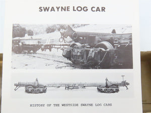 HOn3 Scale Rio Grande Craftsman Kit #3000-LC Undecorated Swayne Log Car