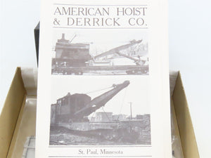 HOn3 Scale Rio Grande Models Kit Undecorated American Hoist & Derrick Ditcher