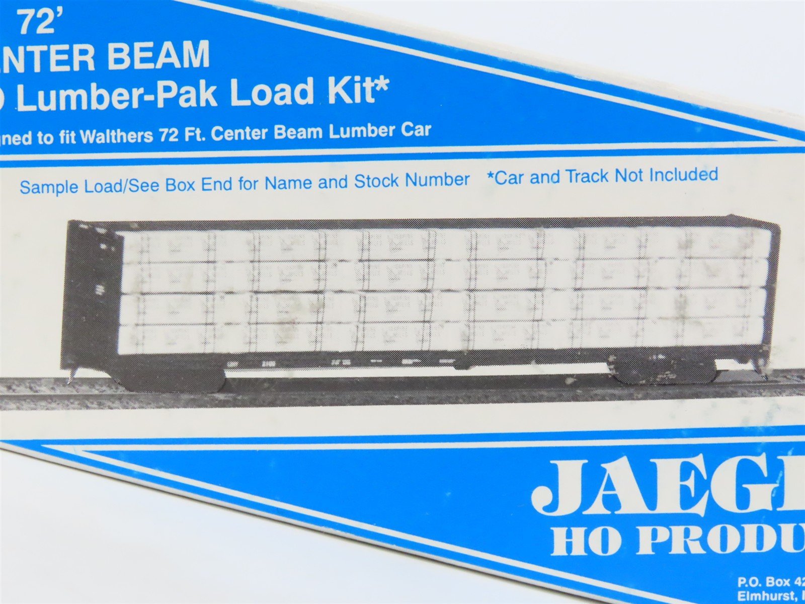 HO Jaeger Kit #6900 Boise Cascade Lumber-Pak Freight Load for 72' Centerbeams