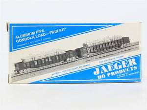 HO Jaeger Kit #2900 Aluminum Pipe Freight Load Twin Kit for 40' or 50' Gondolas