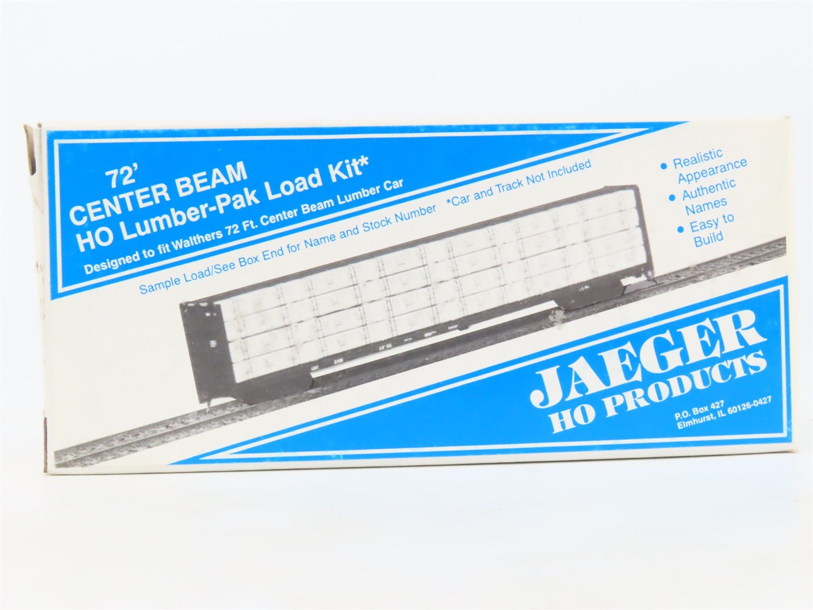 HO Jaeger Kit #6900 Boise Cascade Lumber-Pak Freight Load for 72' Centerbeams