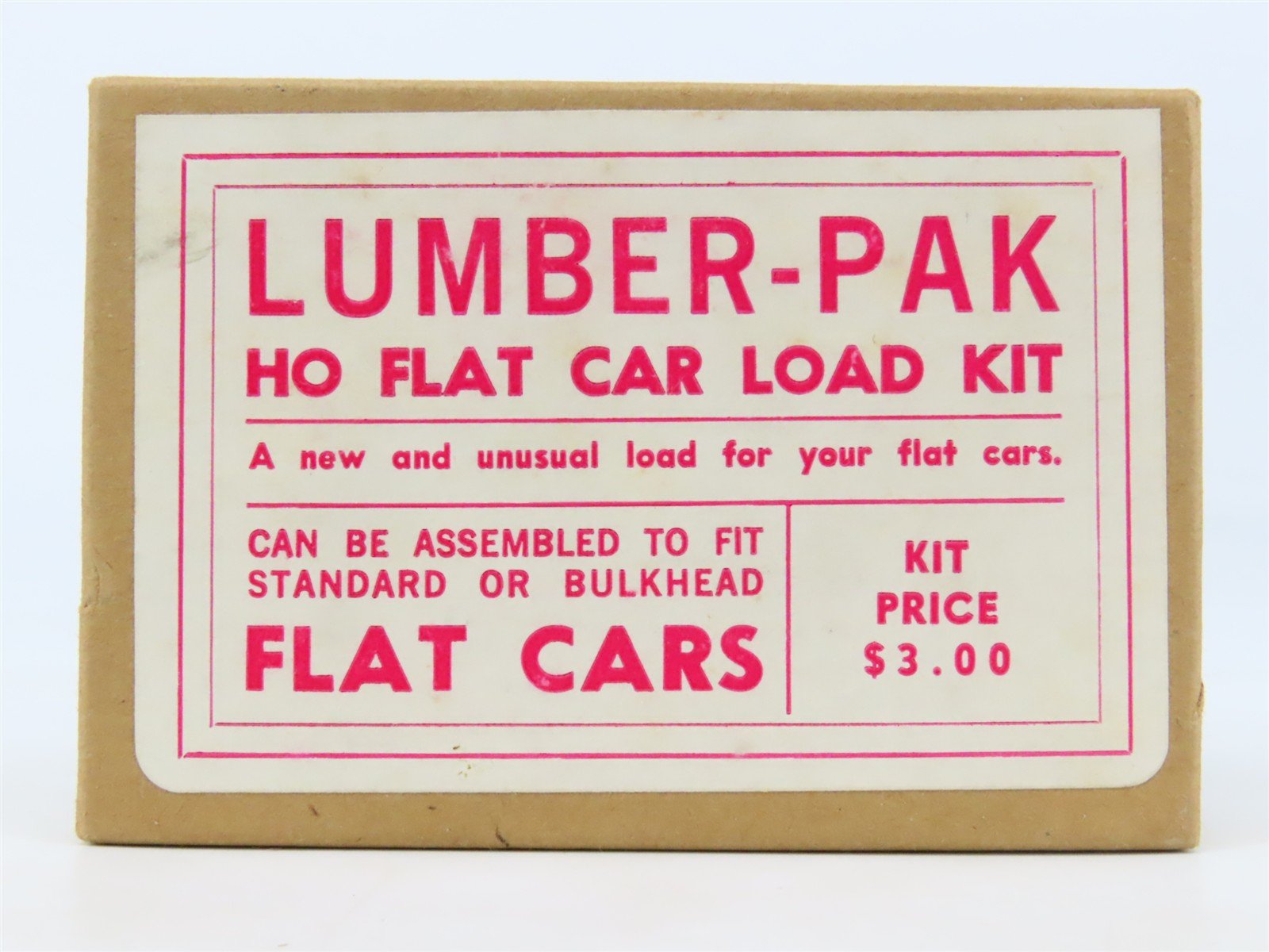 HO Scale Kit Georgia-Pacific Lumber-Pak Freight Load for Flat Cars