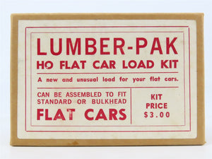 HO Scale Kit Weyerhaeuser Lumber-Pak Freight Load for Flat Cars