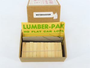 HO Scale Kit Weyerhaeuser Lumber-Pak Freight Load for Flat Cars