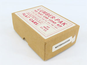 HO Scale Kit Weyerhaeuser Lumber-Pak Freight Load for Flat Cars