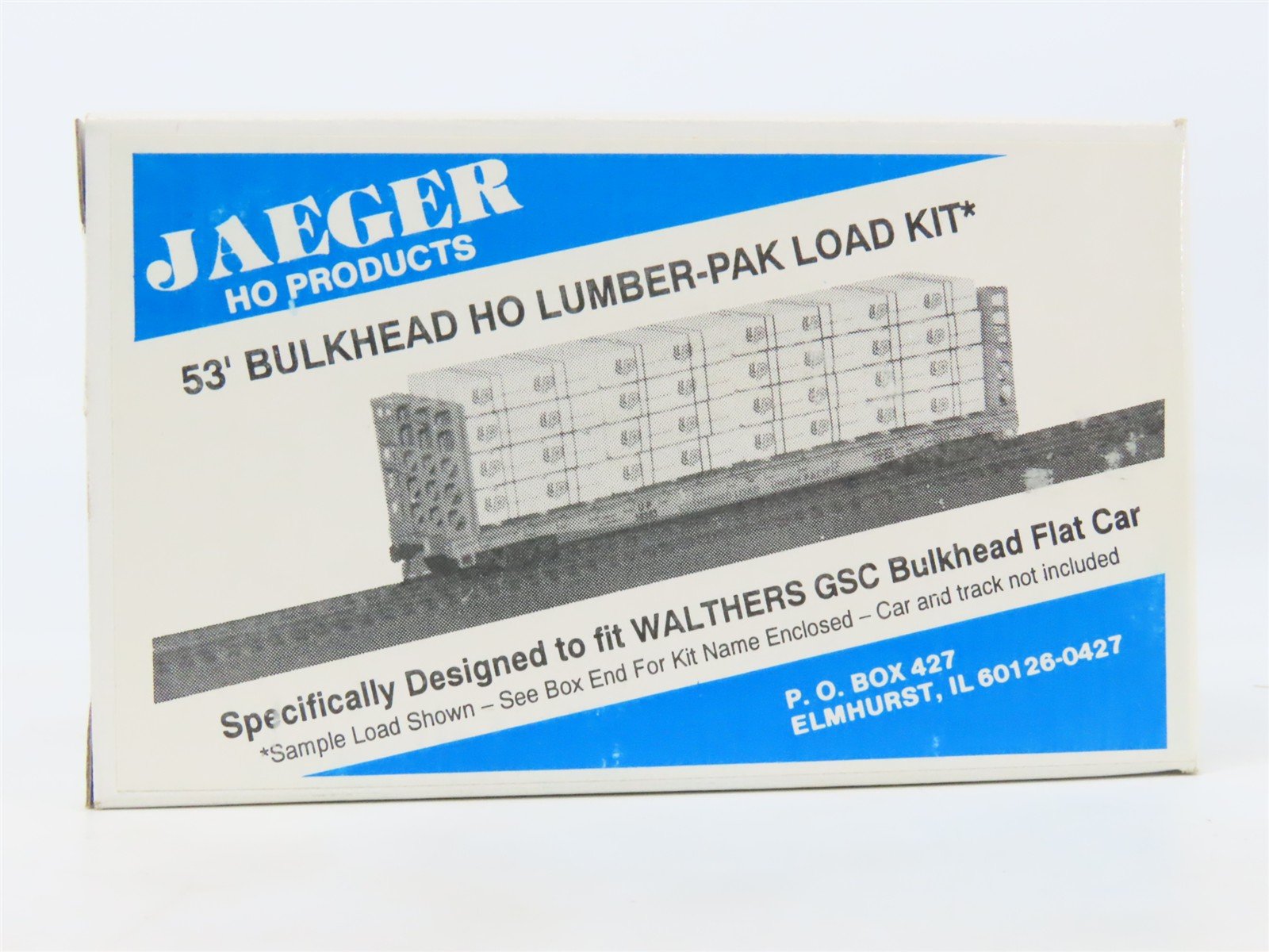 HO Jaeger Kit #6850 Louisiana-Pacific Lumber-Pak Freight Load for Bulkhead Cars