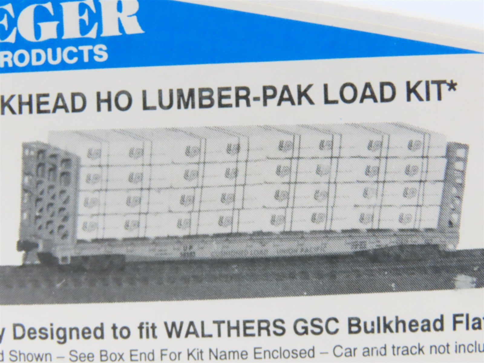 HO Jaeger Kit #6850 Louisiana-Pacific Lumber-Pak Freight Load for Bulkhead Cars