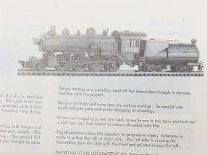 HO Scale Roundhouse Kit #461 Undecorated SP 2-8-0 Consolidation Steam Locomotive