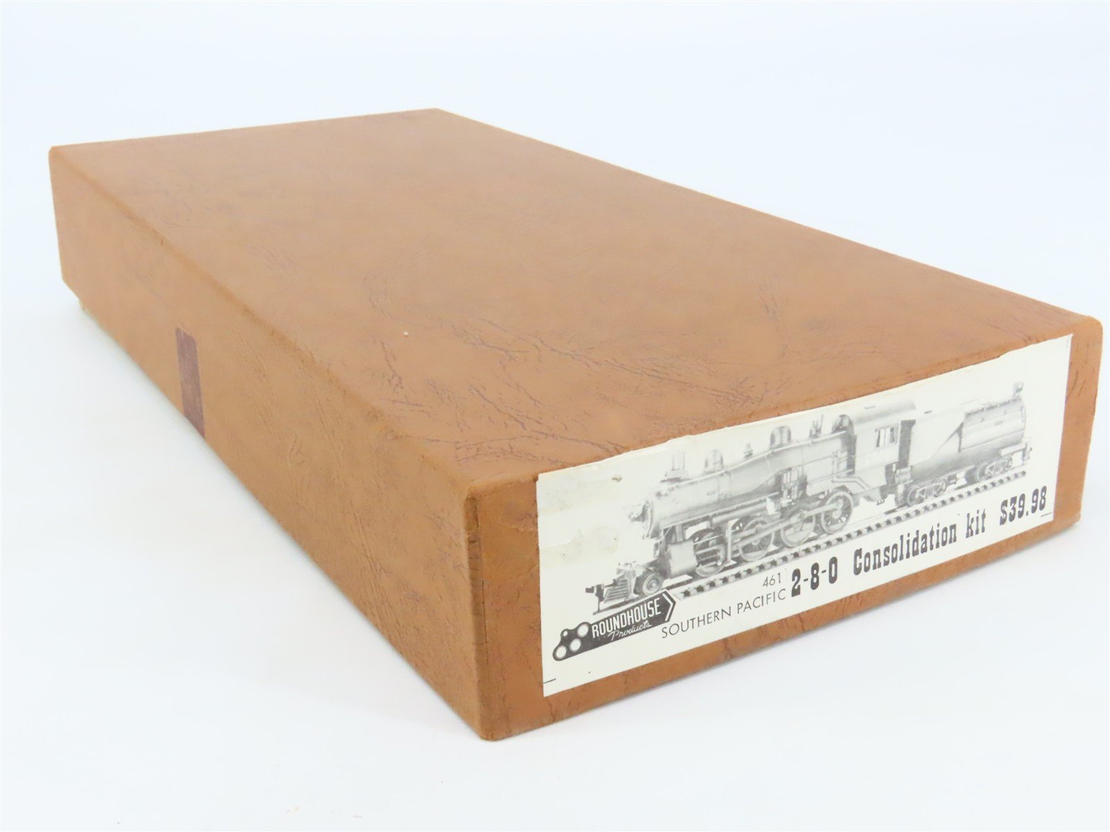 HO Scale Roundhouse Kit #461 Undecorated SP 2-8-0 Consolidation Steam Locomotive