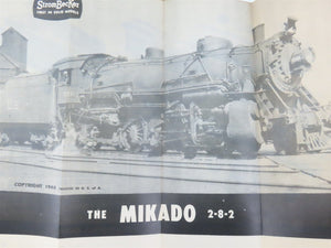 HO StromBecKer Wooden Kit #R-1 Undecorated 2-8-2 Mikado Steam - STATIC MODEL