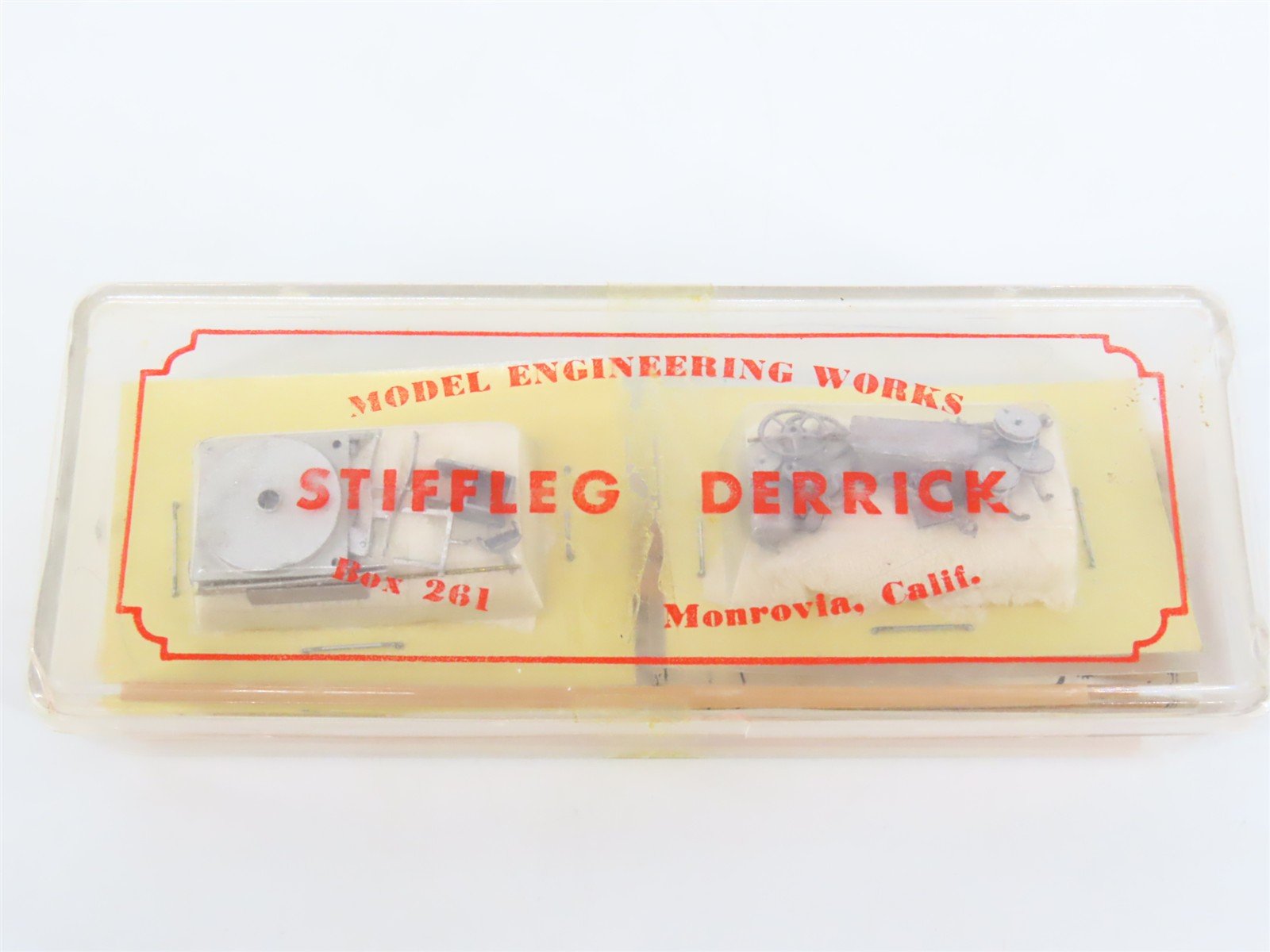 HO 1/87 Scale Model Engineering Works Kit Stiffleg Derrick