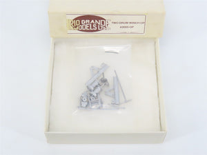 HO 1/87 Scale Rio Grande Models Kit #3005-OP Two-Drum Derrick Winch