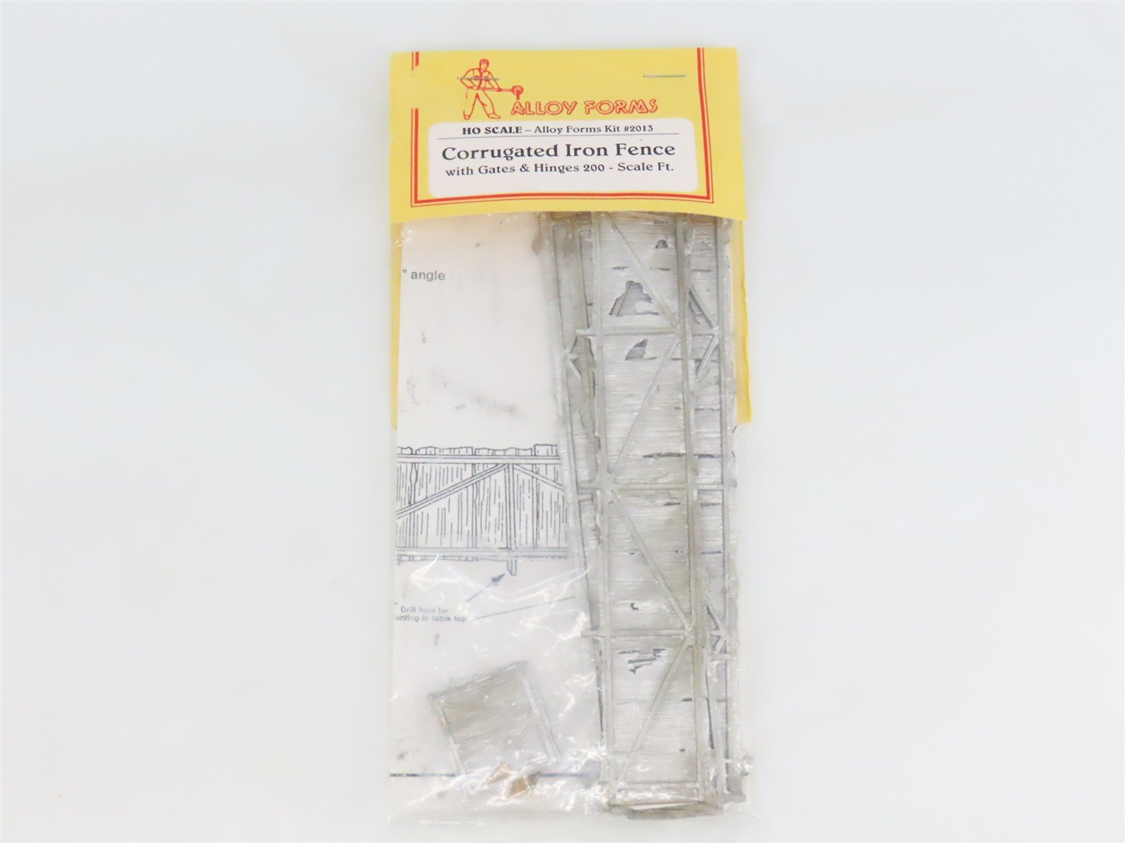 HO 1/87 Scale Alloy Forms Kit #2013 Corrugated Iron Fence 200-Scale Ft
