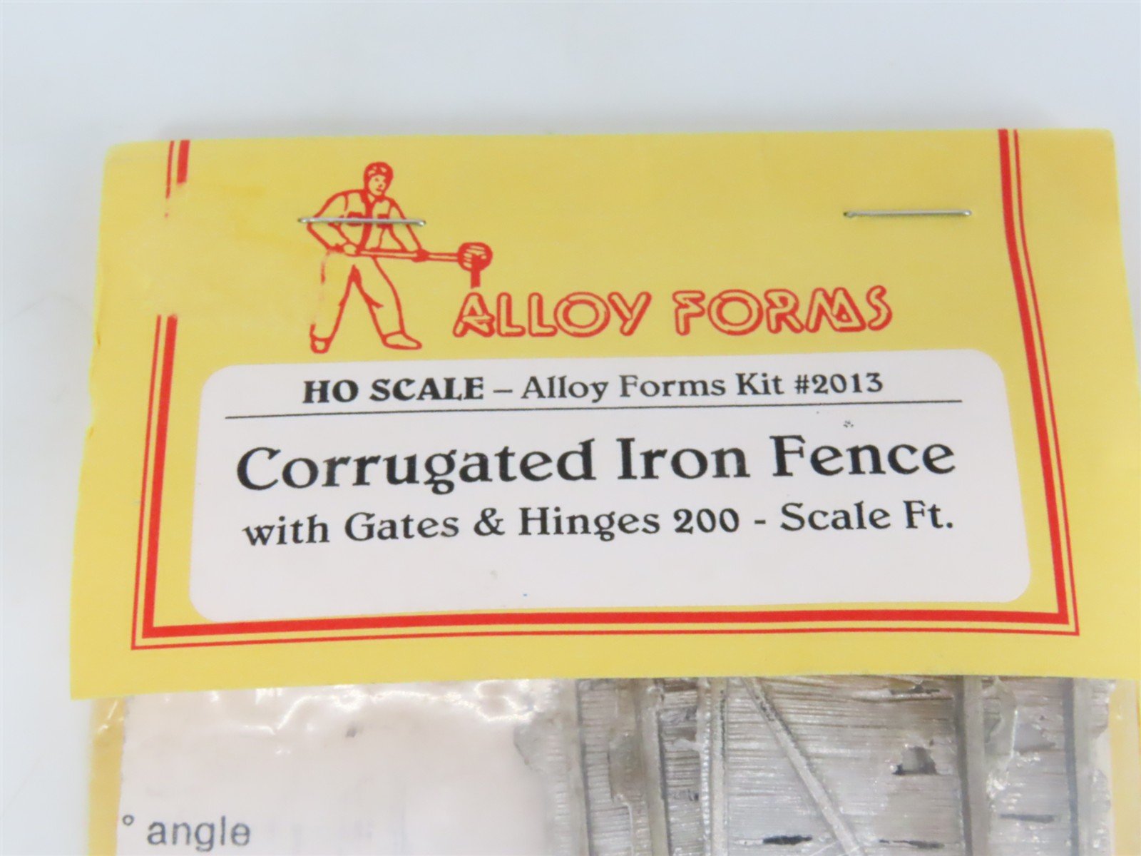 HO 1/87 Scale Alloy Forms Kit #2013 Corrugated Iron Fence 200-Scale Ft
