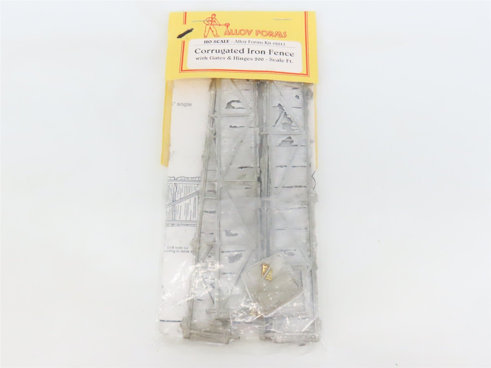 HO 1/87 Scale Alloy Forms Kit #2013 Corrugated Iron Fence 200-Scale Ft