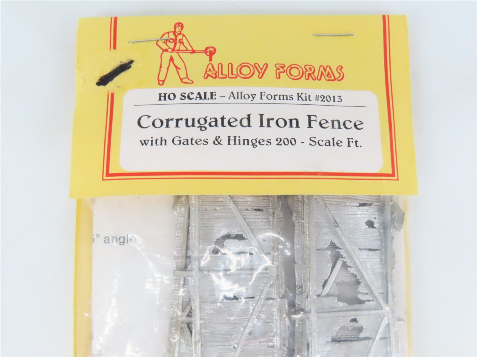 HO 1/87 Scale Alloy Forms Kit #2013 Corrugated Iron Fence 200-Scale Ft
