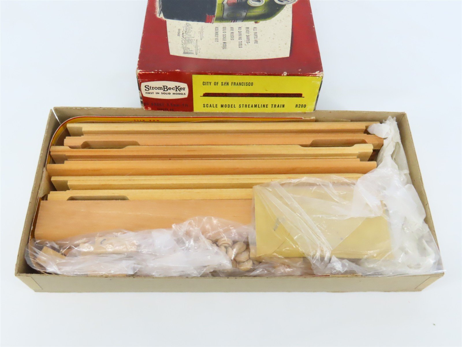 HO Scale StromBecKer Wooden Kit #R200 UP San Francisco E7A Diesel - STATIC MODEL