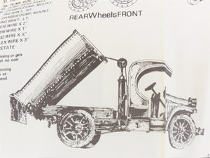 HO 1/87 Scale Structures SS LTD Kit #7110 Kleiber Open Cab Dump Truck