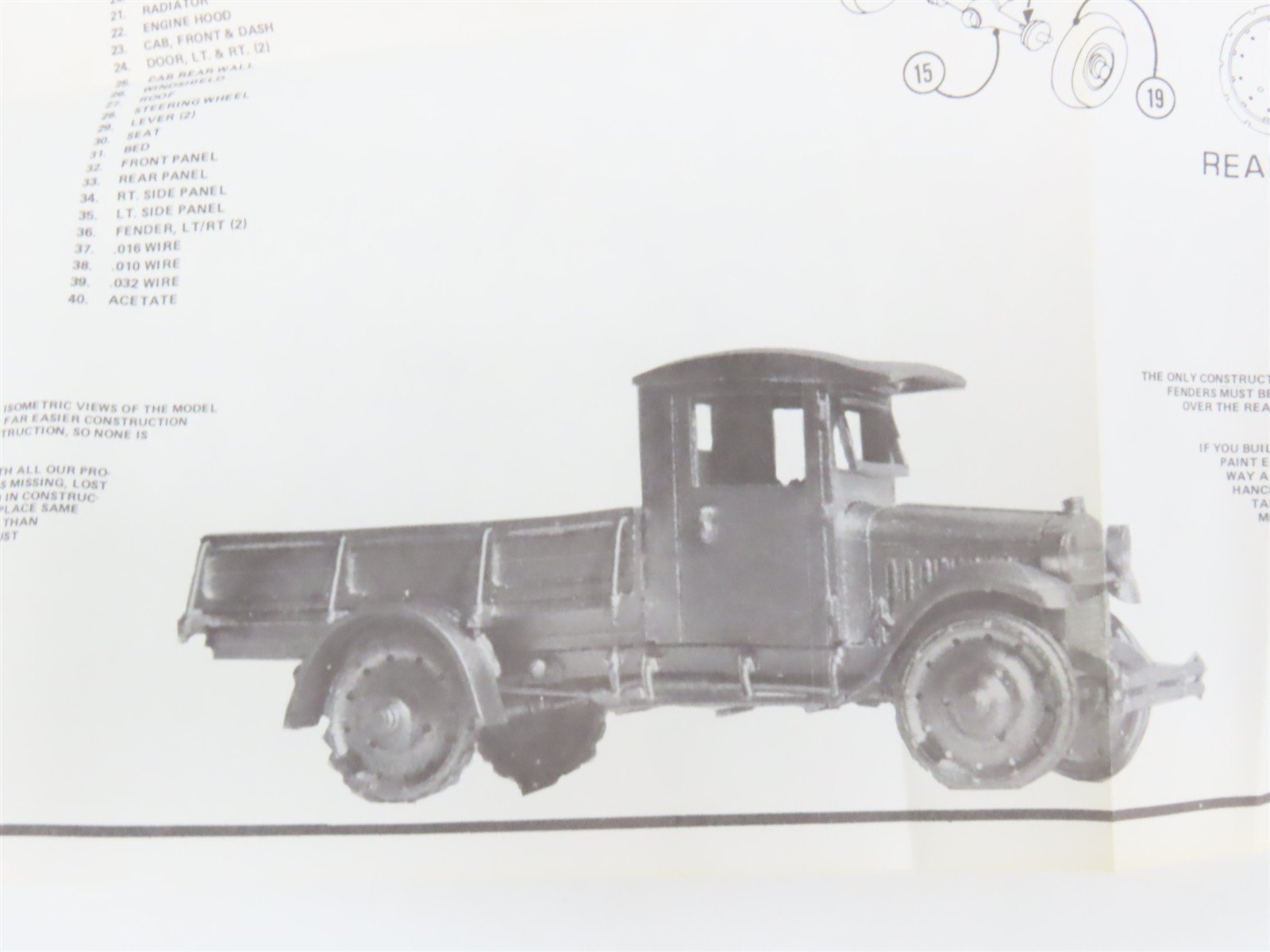 HO 1/87 Scale Structures SS LTD Kit #7104 Kleiber Light Delivery Truck
