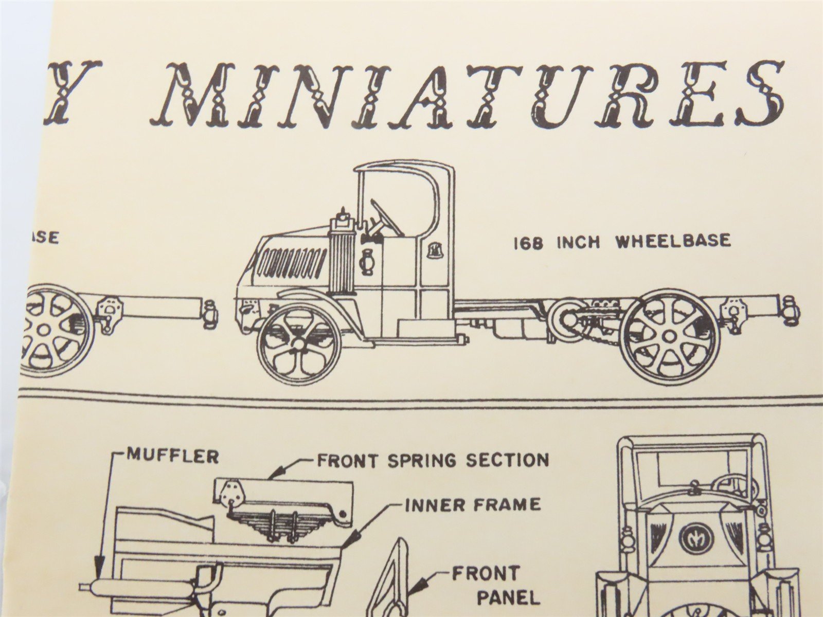 HO 1/87 Scale Jordan Highway Miniatures Kit #C-211 1923 Mack Chassis & Cab