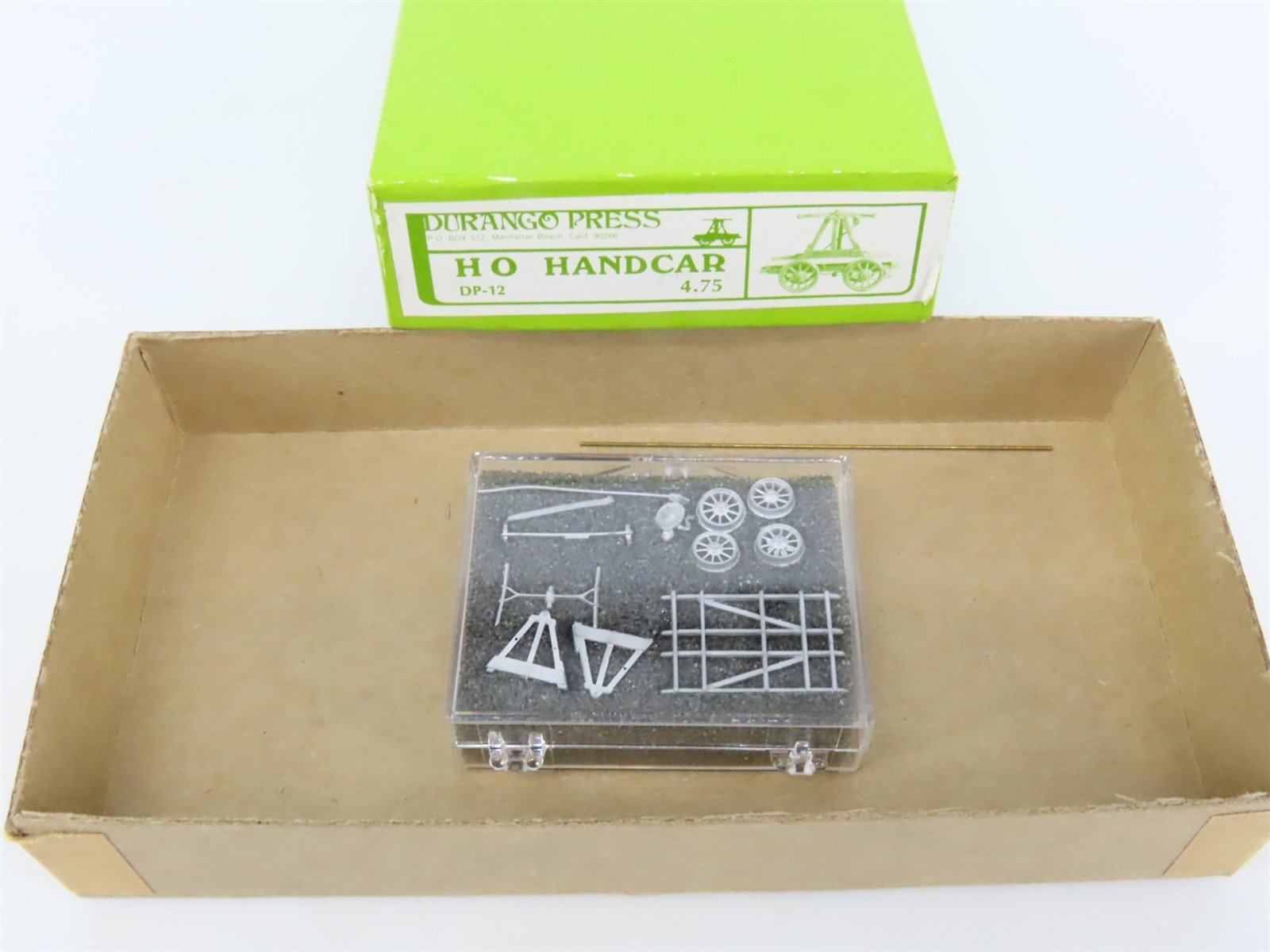 HO 1/87 Scale Durango Press Scenery Kit #DP-12 Handcar