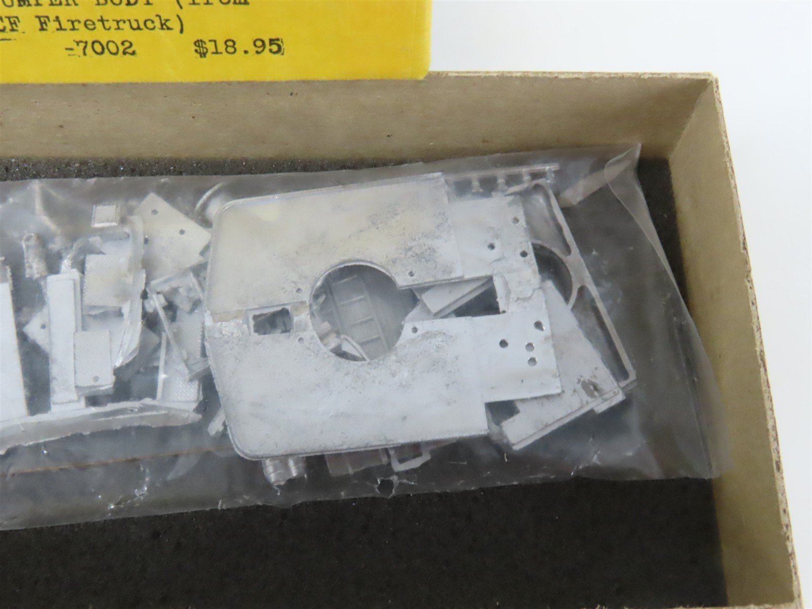 HO 1/87 Scale LeeTown Kit #7002 Pumper Body for CF Firetrucks