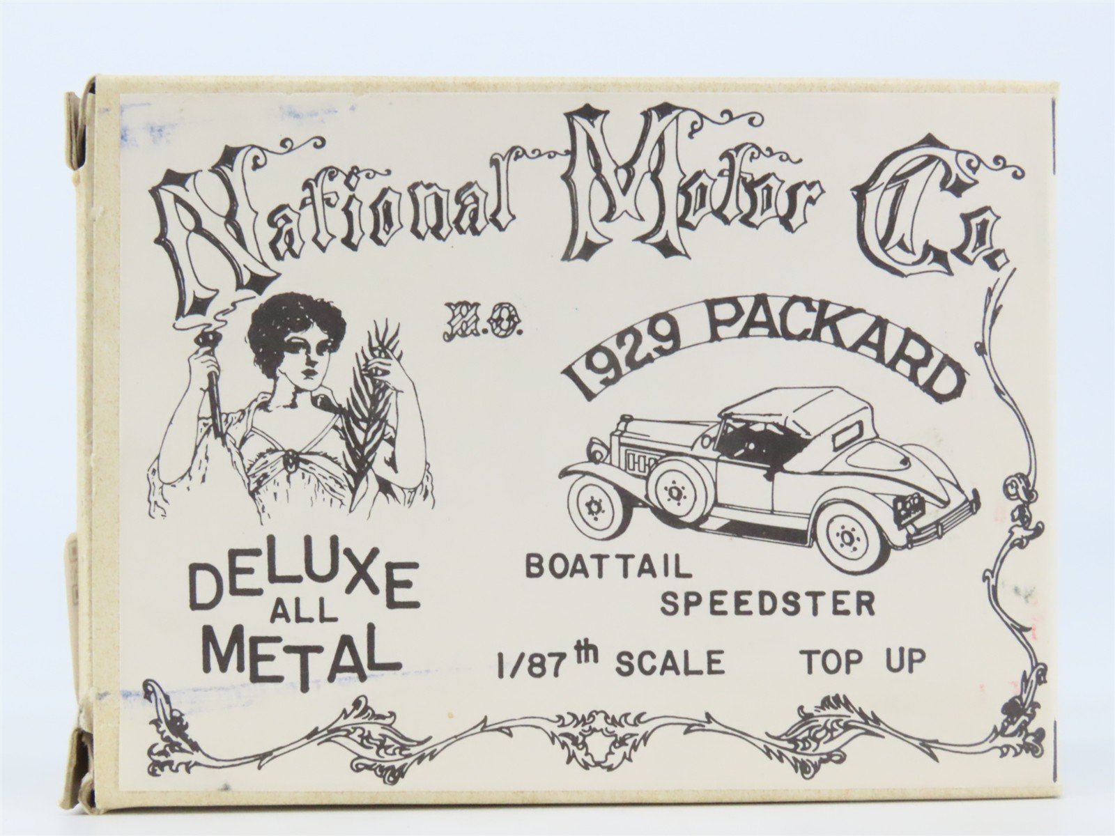 HO 1/87 Scale National Motor Co. Kit #704 1929 Packard Boat-Tail Speedster