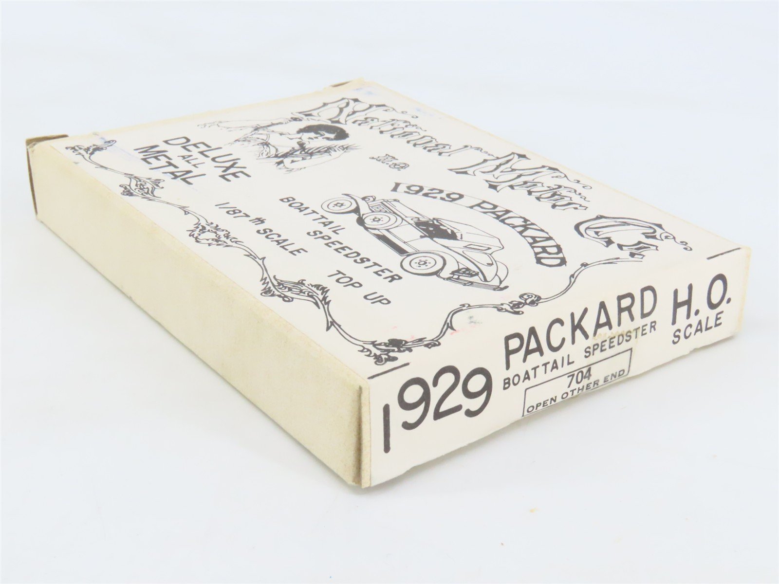 HO 1/87 Scale National Motor Co. Kit #704 1929 Packard Boat-Tail Speedster