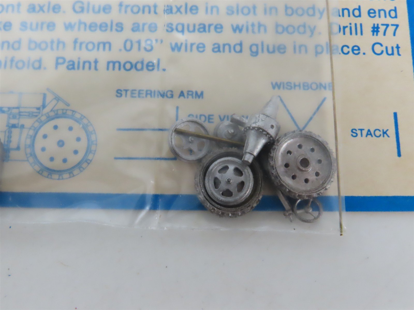 HO 1/87 Scale Wheel Works Kit #WW-115 Fordson Tractor
