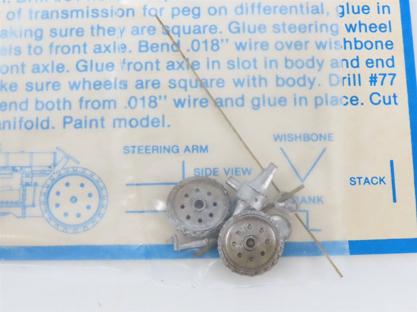 HO 1/87 Scale Wheel Works Kit #WW-115 Fordson Tractor