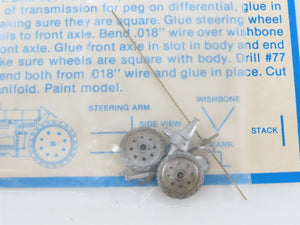 HO 1/87 Scale Wheel Works Kit #WW-115 Fordson Tractor