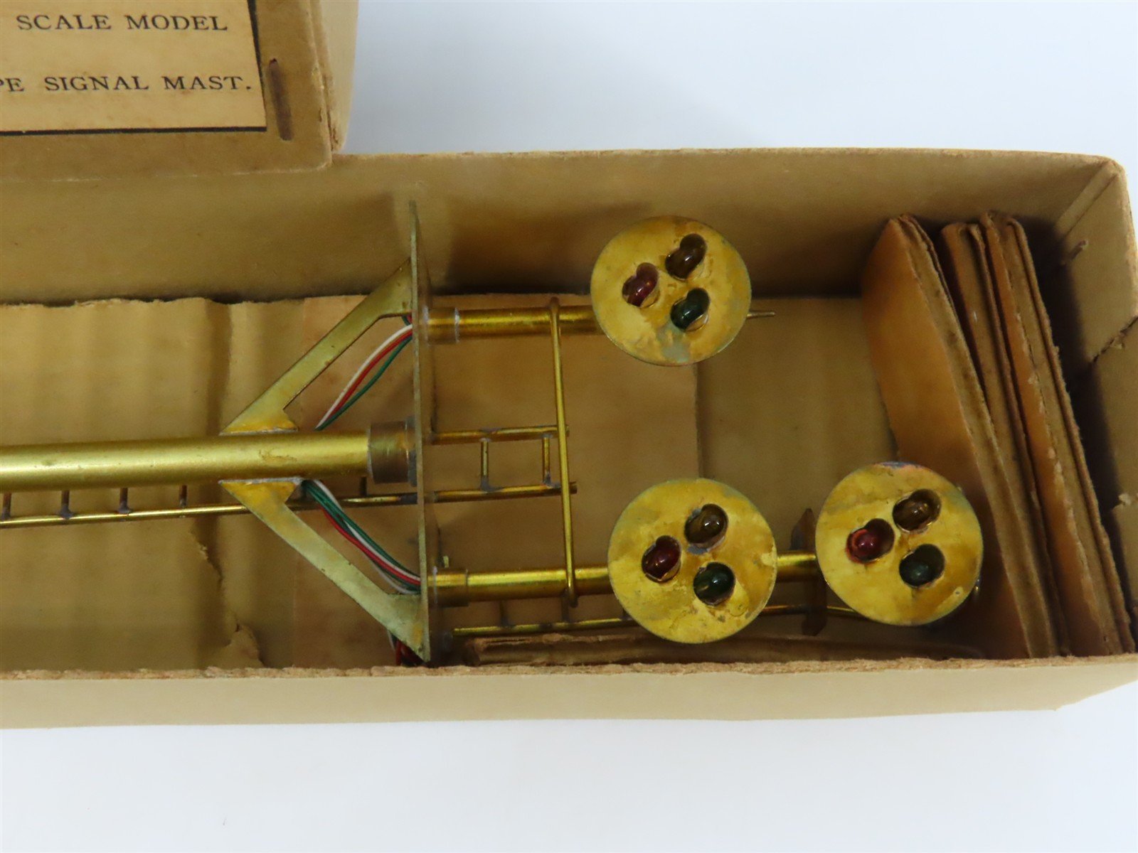 O 1/48 Scale Max Gray BRASS #1041 Junction Bracket Signal