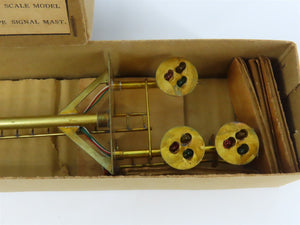 O 1/48 Scale Max Gray BRASS #1041 Junction Bracket Signal