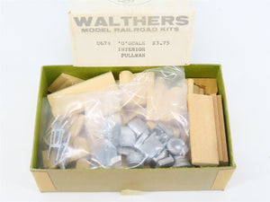 O 1/48 Scale Walthers U674 Pullman Passenger Interior Detailing Kit