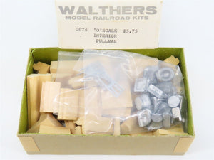 O 1/48 Scale Walthers U674 Pullman Passenger Interior Detailing Kit