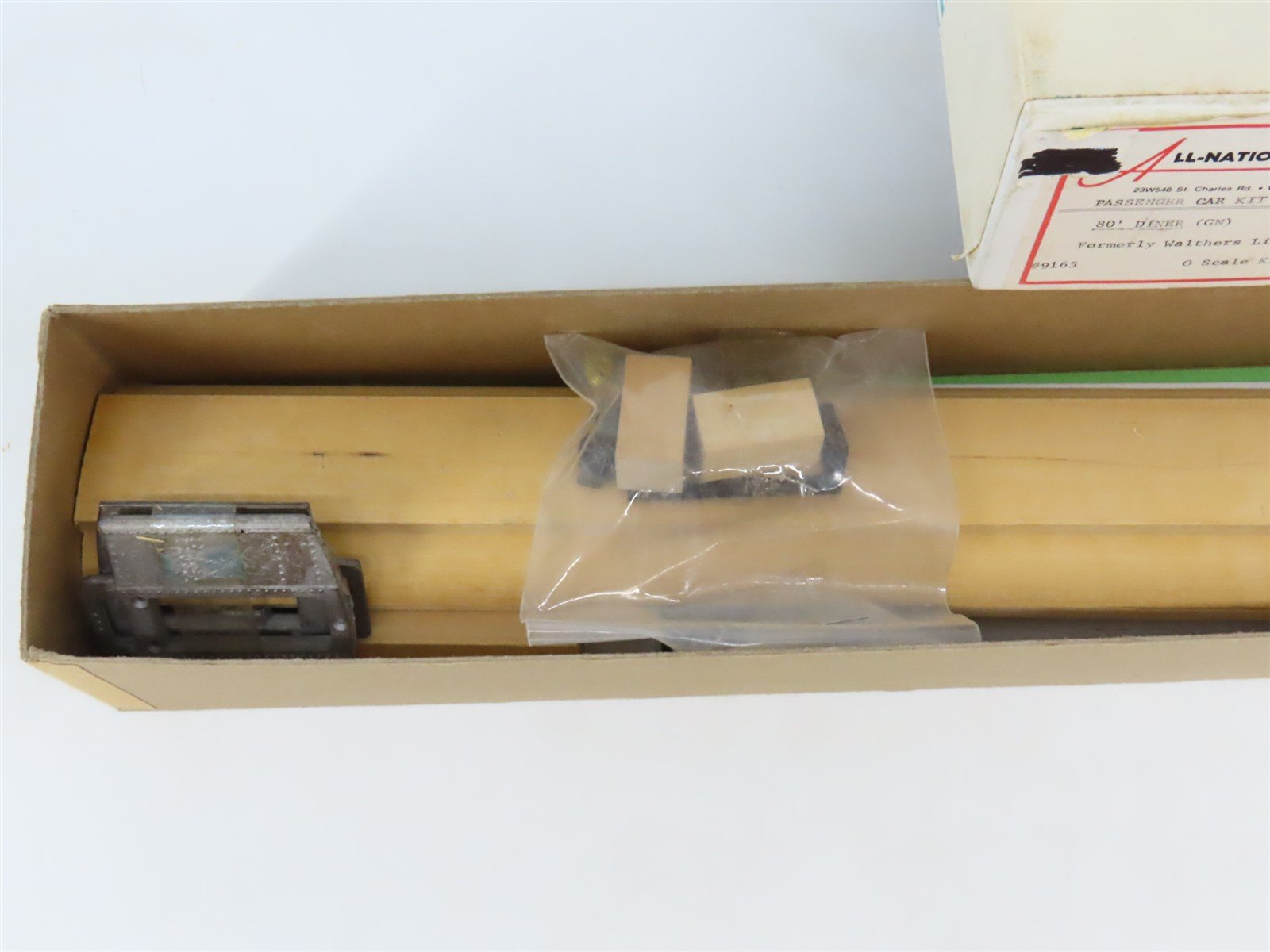 O Scale 2-Rail All-Nation Line Kit #9165 Undecorated GN 80' Diner Passenger Car