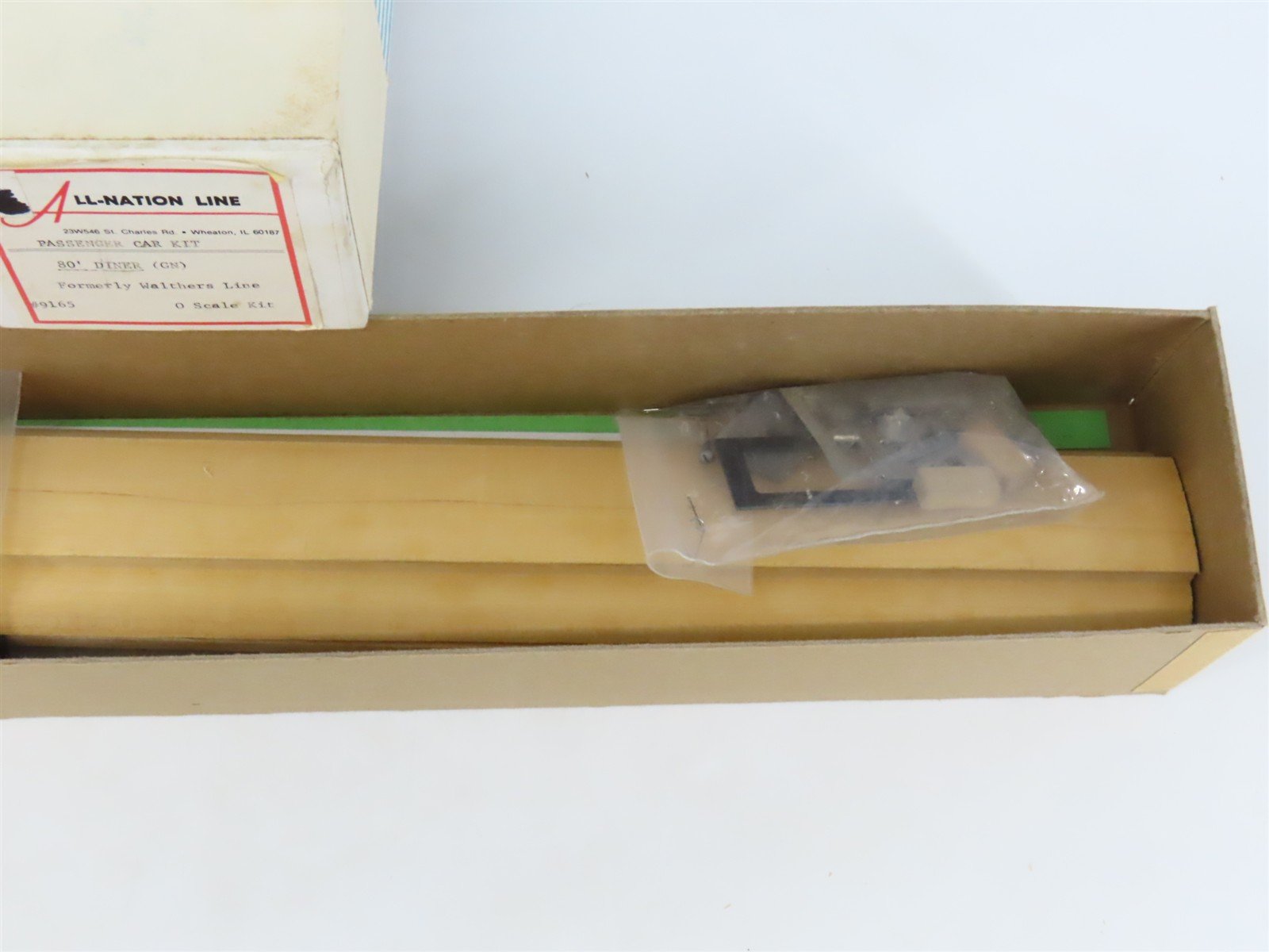 O Scale 2-Rail All-Nation Line Kit #9165 Undecorated GN 80' Diner Passenger Car