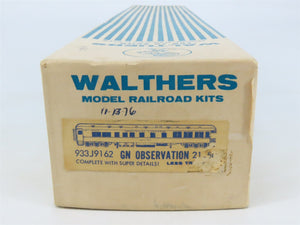 O Scale 2-Rail Walthers Kit #933J9162 Undecorated GN Observation Passenger Car