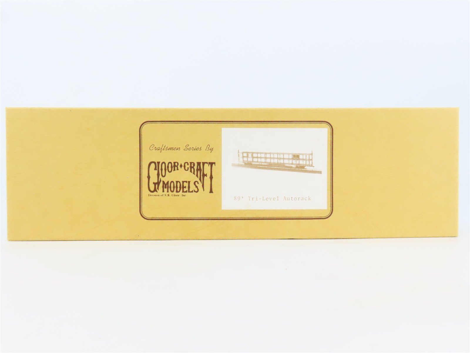 HO Scale Gloor Craft 3201 Undecorated Trailer Train Tri-Level Autorack Kit