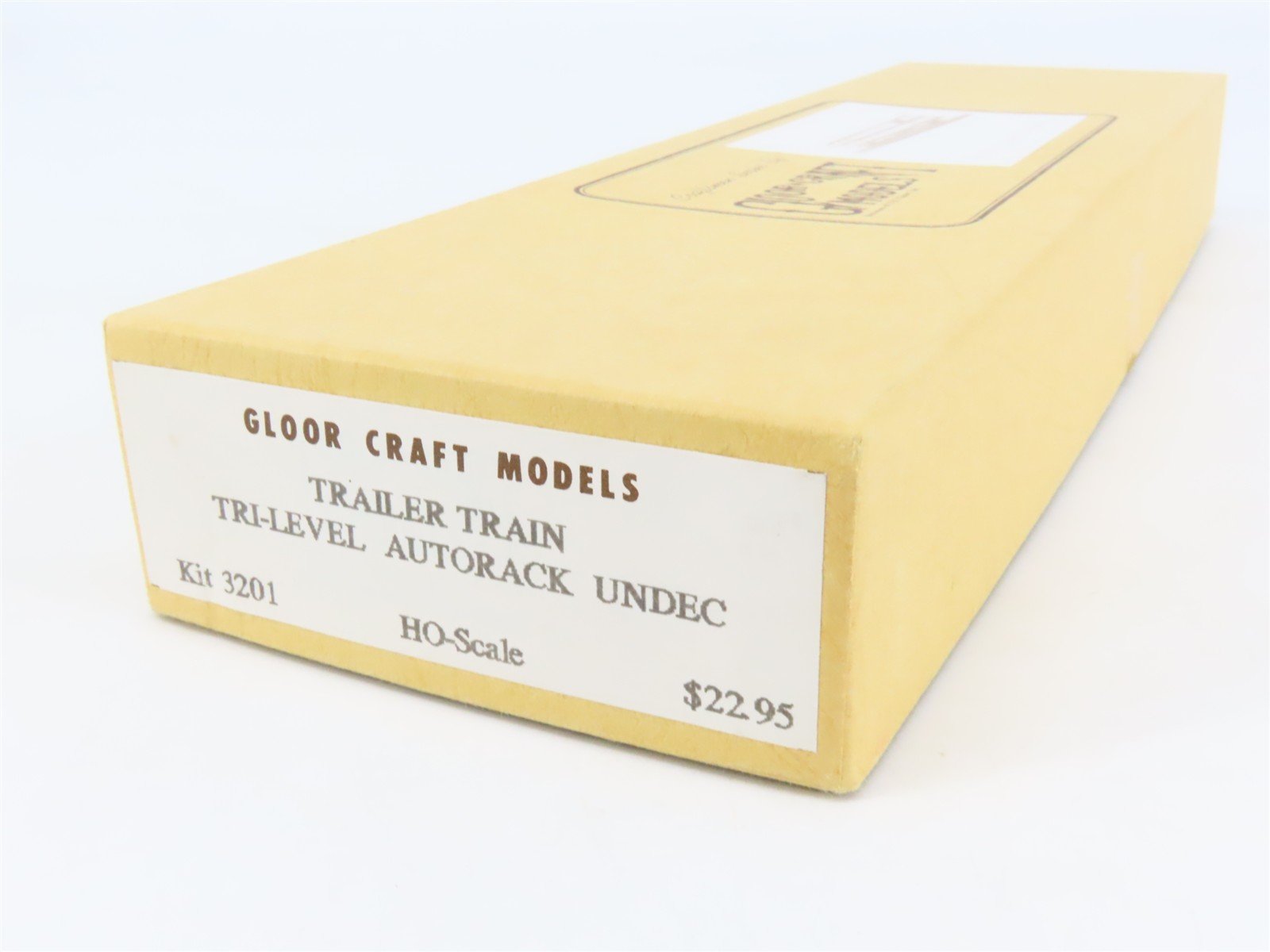 HO Scale Gloor Craft 3201 Undecorated Trailer Train Tri-Level Autorack Kit